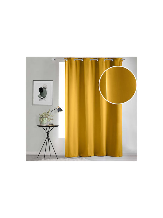 Spitishop Verdunkelungsvorhang mit Grommets L-c Occult Gelbe 135x280cm