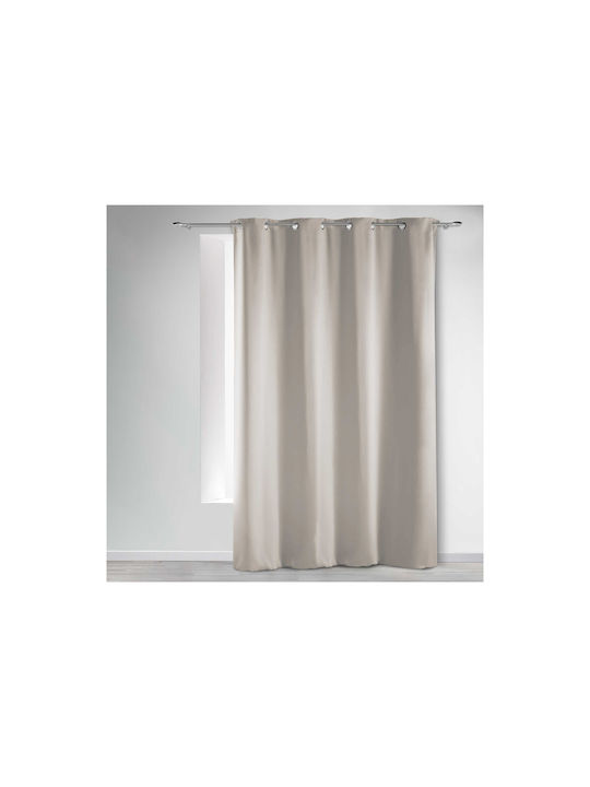 Curtain Blackout with Grommet L-c Occult Ecru 1608661 135x280cm