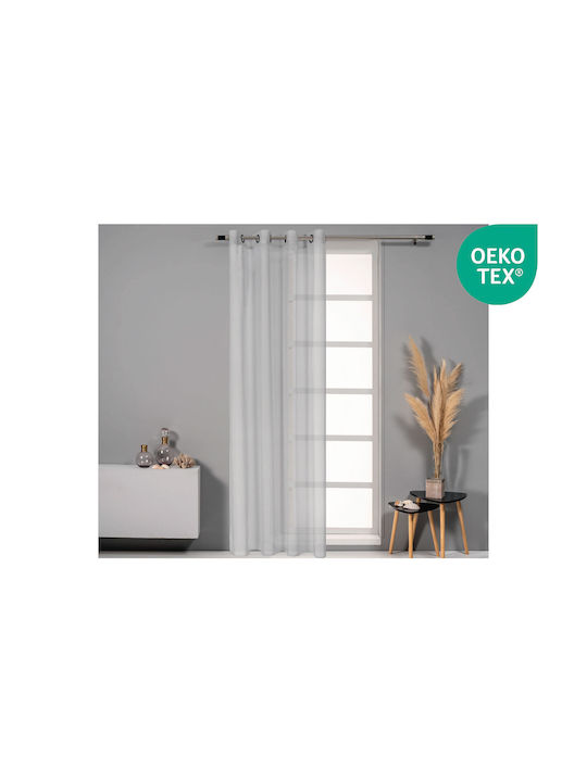 Easy Home Vorhang mit Grommet Phoebe Gray 140x260cm