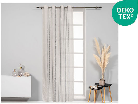 Easy Home Перде с Копчета Dollu Бежово 140x260см
