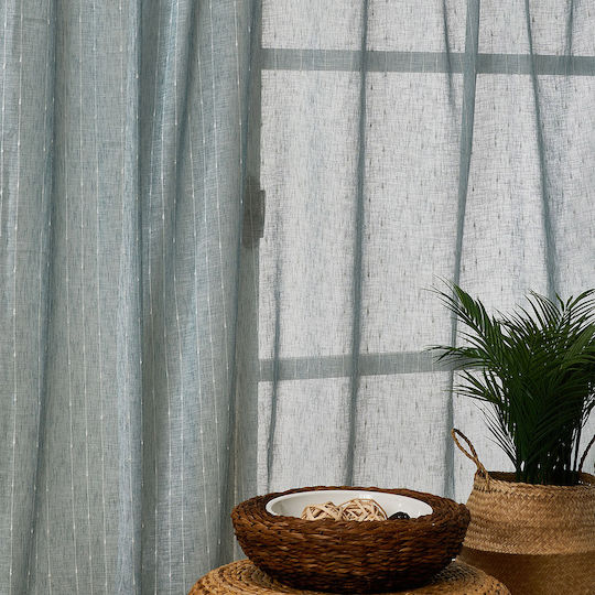 Whitegg Vorhang mit Bleistiftfalten Hellblau 270x280cm Whitegg Vorhang mit Bleistiftfalten Hellblau 270x280cm