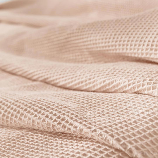 Guy Laroche Diamante Pique Single Blanket 165x250cm Ice