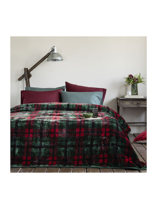 Nima Oliver Velvet Single Blanket 160x220cm Beige
