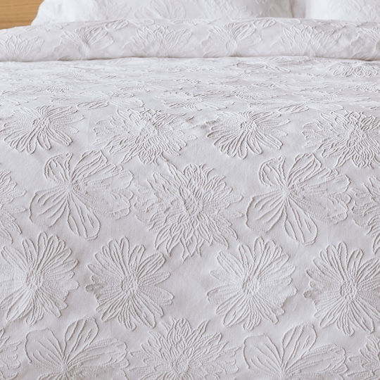 Kentia Soliman Κουβέρτα Πικέ Υπέρδιπλη 230x260εκ.