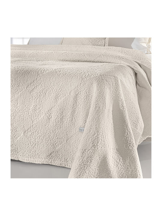 Guy Laroche Portobello Κουβέρτα Σενίλ King Size 260x250εκ. Ecru