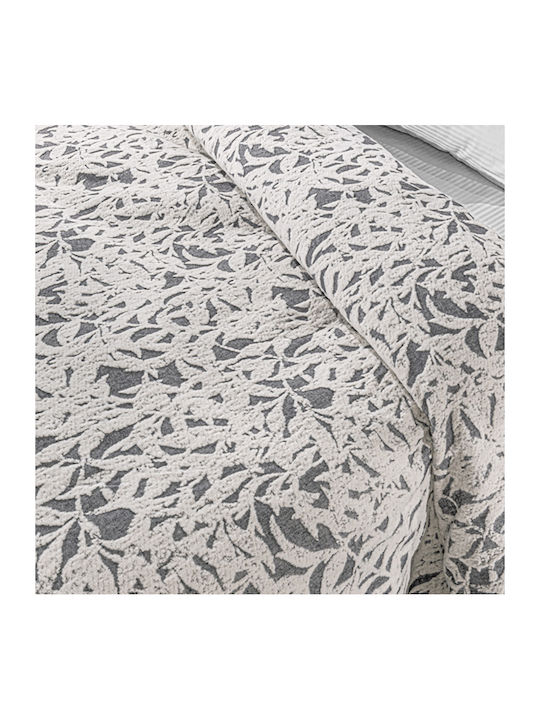 Guy Laroche Blossom Κουβέρτα Σενίλ King Size 260x250εκ. Smoke