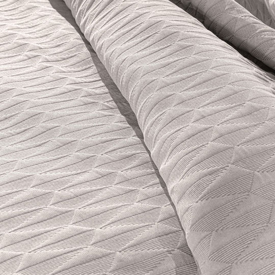 Guy Laroche Medici Pique Blanket Super King 245x260cm Linen
