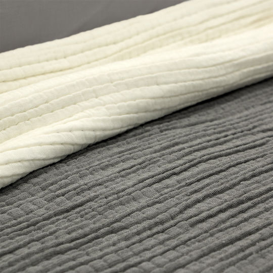 Κουβέρτα Καλοκαιρινή Υπέρδιπλη Lasy Grey 600gsm Cotton Lino 230x240 1τεμ Κουβέρτα Καλοκαιρινή Υπέρδιπλη Lasy Grey 600gsm Cotton Lino 230x240 1τεμ