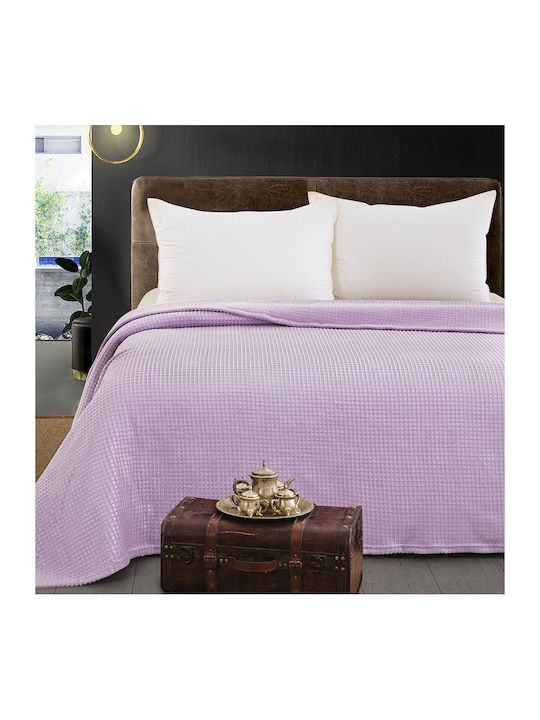 Beauty Home Fleece Decke Einzeln 160x220cm Flieder