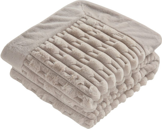 Liolios Home Boggi Υπέρδιπλη 220x240εκ. Lt Beige