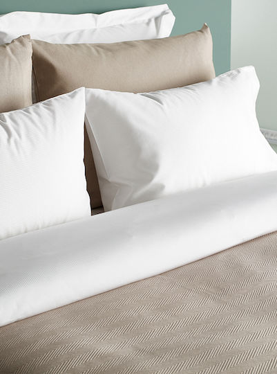 Vesta Home Piqué Decke Einzeln 170x250cm Grau
