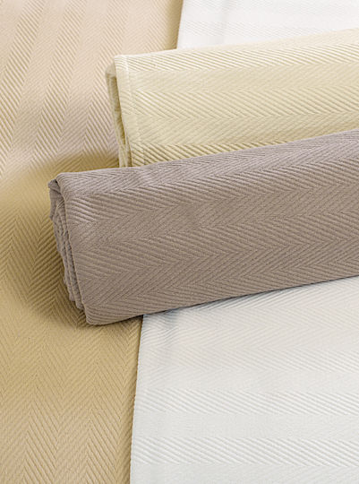 Vesta Home Piqué Decke Einzeln 170x250cm Grau