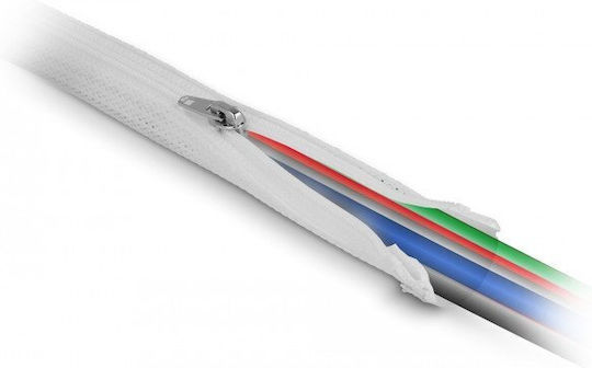 DeLock Spirală Cabluri 20mm 1m Alb 1buc