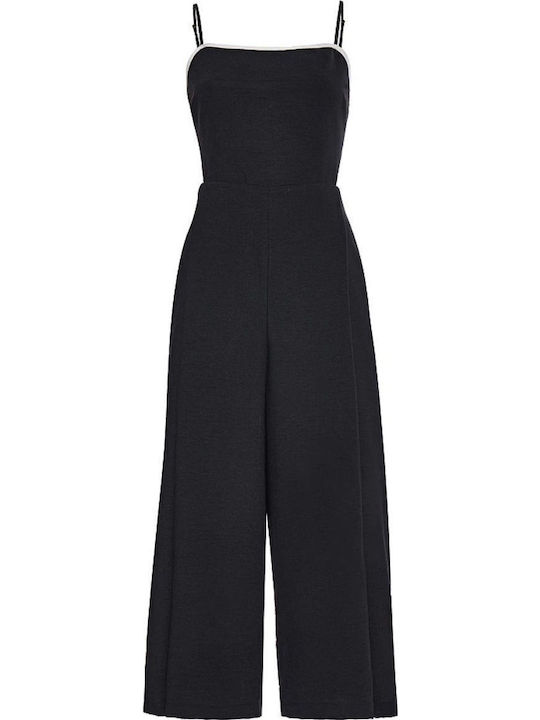 Γυναικεία Strapless Ολόσωμη Φόρμα Μαύρη