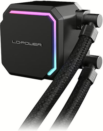 LC-Power Jet Flow Υδρόψυξη AIO CPU με 2 Ανεμιστήρες 120mm και ARGB Φωτισμό
