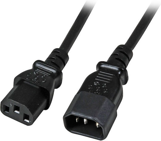 EFB IEC C13 - IEC C13 Cable 2m Μαύρο (EK503.2)