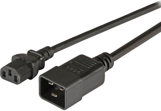 EFB IEC C20 - IEC C20 Cable 5m Μαύρο