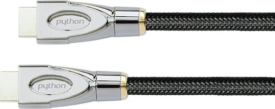 Python HDMI 2.0 Premium High Speed 4K 60Hz HDR Cable HDMI Male - HDMI Male 1m Black