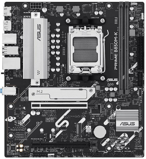 Asus PRIME B850-E Motherboard Micro ATX με AMD AM5 Socket 90MB1LV0-M0EAY0