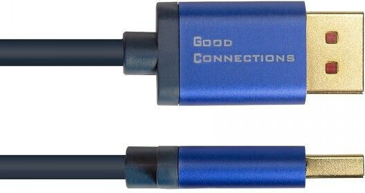 Adaptor Av Alcasa Alcasa 4860-sf030b Cablu Adaptor 3 M Displayport Hdmi Negru Albastru