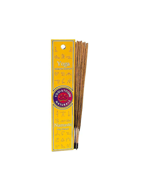 Yogi & Yogini Αρωματικά Sticks Namaste με Άρωμα Nag Champa 10τμχ
