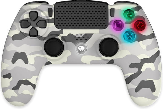 Freaks and Geeks 140142C Ασύρματο Gamepad για PS4 White Camo