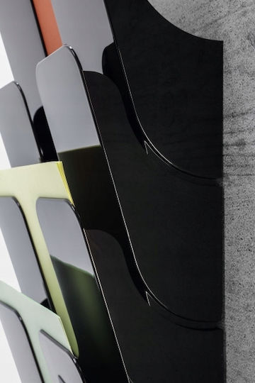 Langlebiges Regal Dura.na Dok.a Flexiplus 6 Vertikale Schwarze Vertikale Behälter
