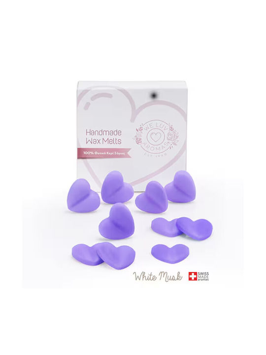 We Luv Aromas Αρωματικό Wax Melt με Άρωμα White Musk 700-0001 2τμχ