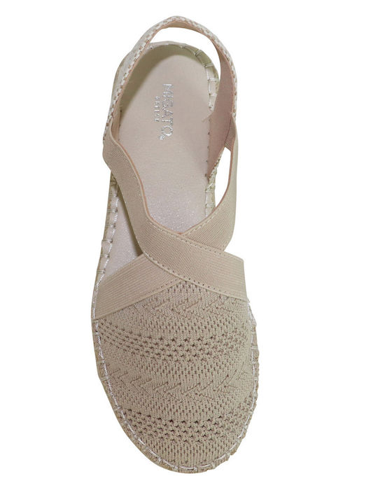 Women's Fabric Espadrilles Beige