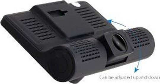 ACP 1080P Windshield Car DVR Set with Rear Camera, 4" Display