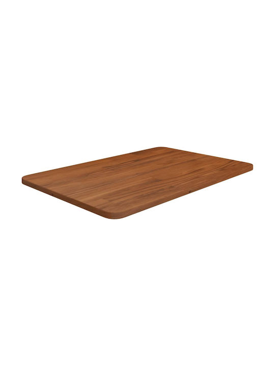 vidaXL Правоъгълена Баня суета единица Масивно дърво Sc. Coffee 60x40x1.5см 343026 1бр