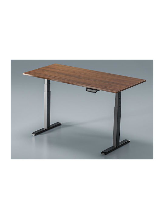 Brateck Rectangular Office Desk Surface made of Particleboard Brown 120x60x1.8cm TP12060R-2P-BG 1pcs