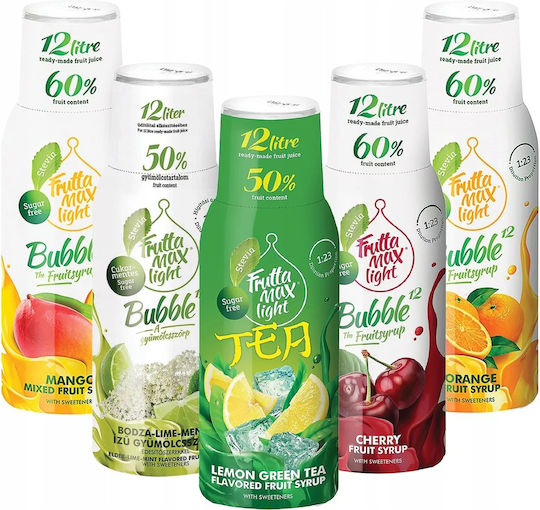 Fruttamax Αναψυκτικό με Ανθρακικό, Χωρίς Ζάχαρη σε Κουτί B02190 500ml