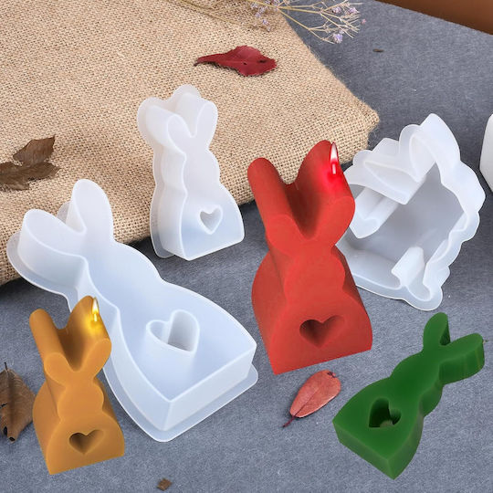 Silikonform Gießen Osterhase 3 Stück