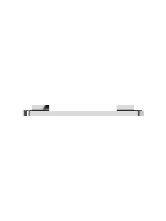 Geesa Single Wall-Mounted Bathroom Rail ​45x45cm Inox Silver