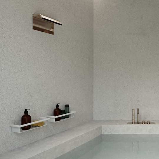 Verdi Lamda Single Wall-Mounted Bathroom Rail White
