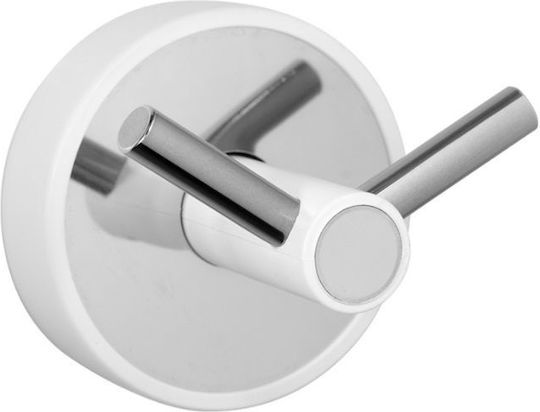 Karag Optimo-w 620299 Άγκιστρο Μπάνιου Διπλό με Βίδες Λευκό Karag Optimo-w 620299 Άγκιστρο Μπάνιου Διπλό με Βίδες Λευκό