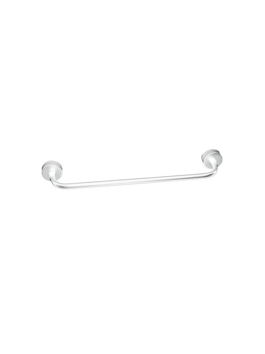 Karag Moderno Ράγα Μπάνιου Διπλή Επιτοίχια με Βίδες ​50x50cm Λευκή