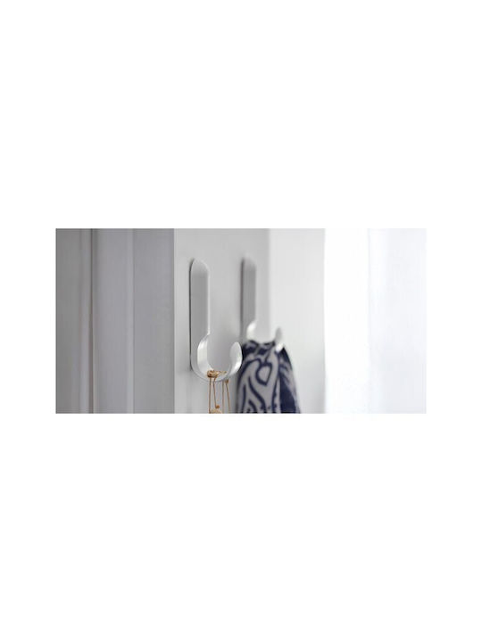 Inofix Single Wall-Mounted Bathroom Hook ​11.1x3.1cm White