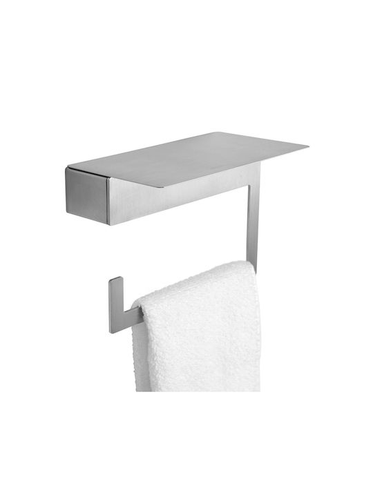Kapitan Κρίκος Μπάνιου Μονός με Βίδες ​20x11cm Inox Γκρι