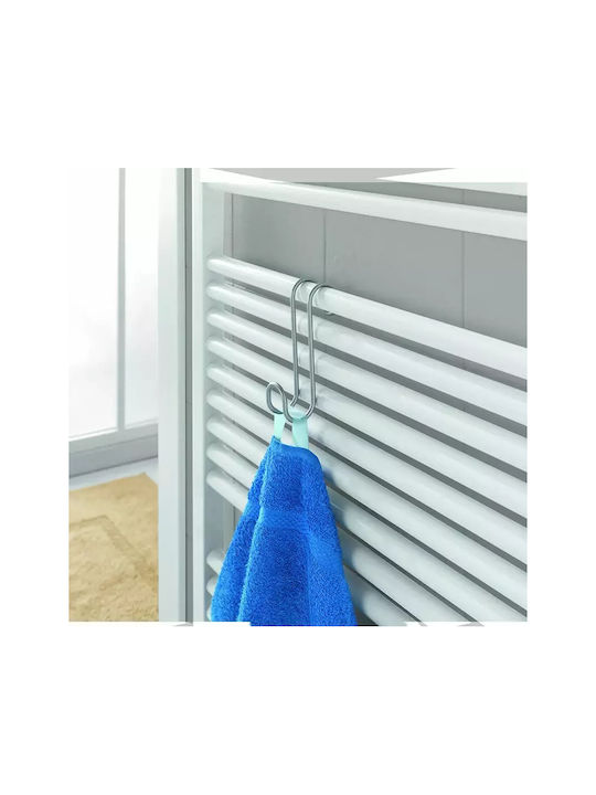 Metaltex 403800 Haken Badezimmer Einzeln Silber