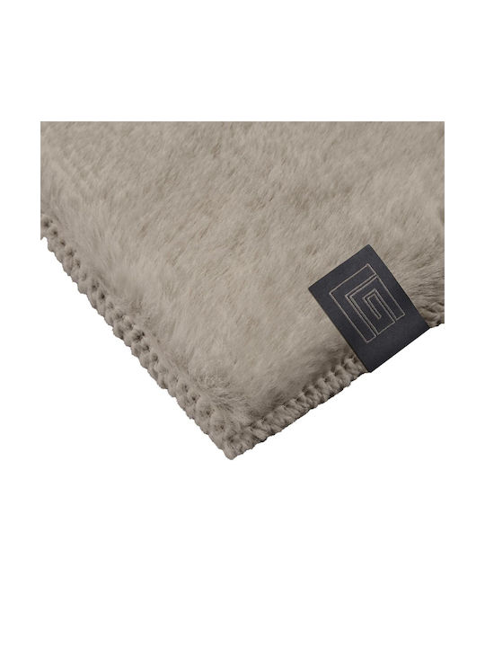 Guy Laroche Alpaca Modern Bedroom Rugs Set Taupe 1176086224008 3pcs