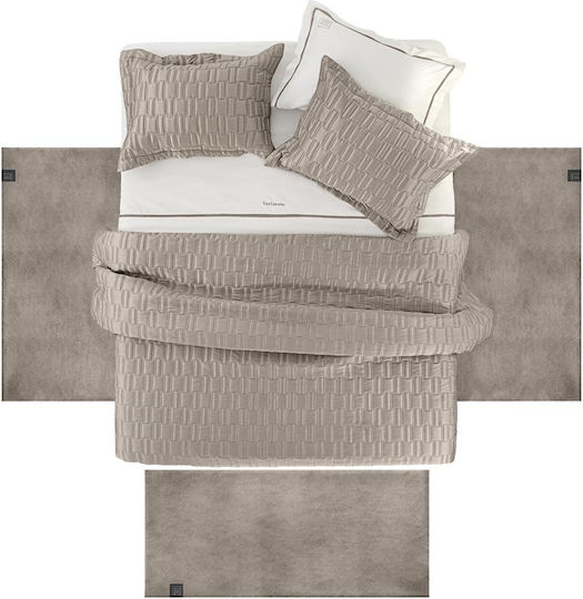 Guy Laroche Alpaca Σετ Μοντέρνα Χαλιά Κρεβατοκάμαρας Taupe 1176086224008 3τμχ