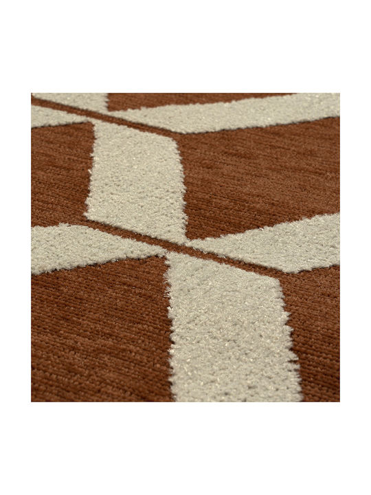 Beauty Home Resort Summer Bedroom Rug Set Resort Terracotta 9959 Set 3 Pieces