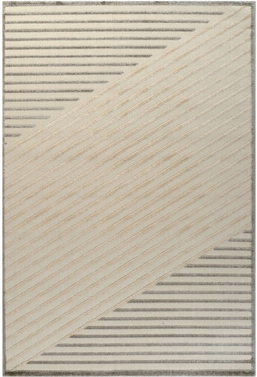 Tzikas Carpets Sabrina 52001-103 Schlafzimmer-Teppichsets Weiß-Grau 365-0-348-52001-103 3Stücke