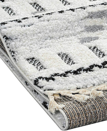 Madi Rung Σετ Μοντέρνα Χαλιά Κρεβατοκάμαρας Grey RUNG-BED SET 3τμχ
