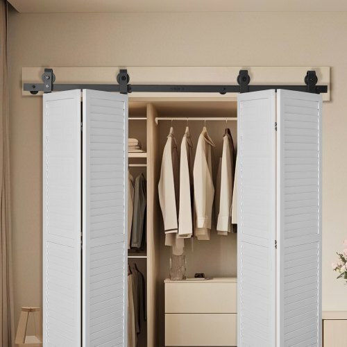 Vevor Sliding Door Mechanism 193.04cm Black
