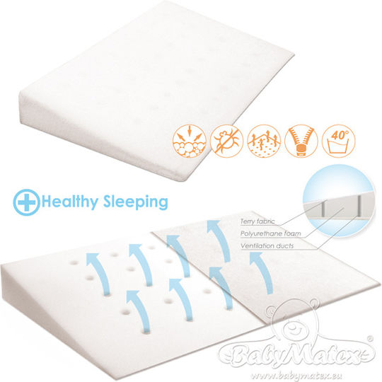 Matex Baby Reflux Wedge White 36x40cm