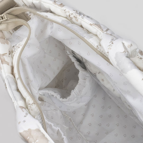 Pasito a Pasito Shoulder/Hand Diaper Bag Beige 43x29x11cm.