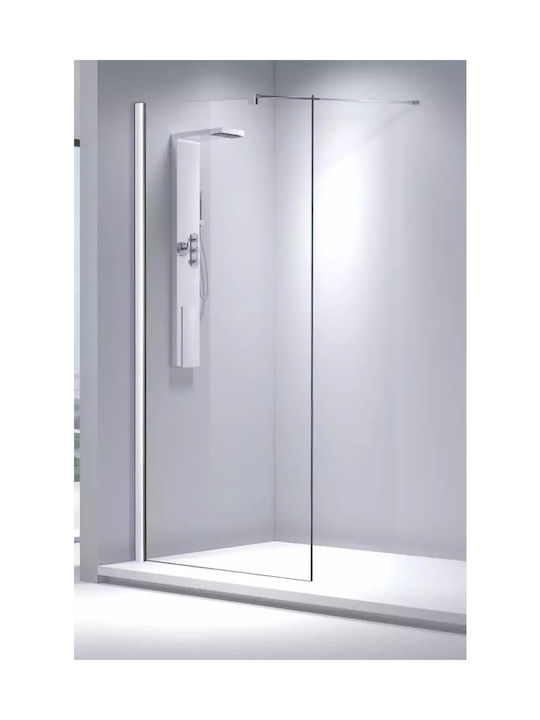 Aquarelle Σταθερό Πλαϊνό Ντουζιέρας 57-59x200cm Clear Glass